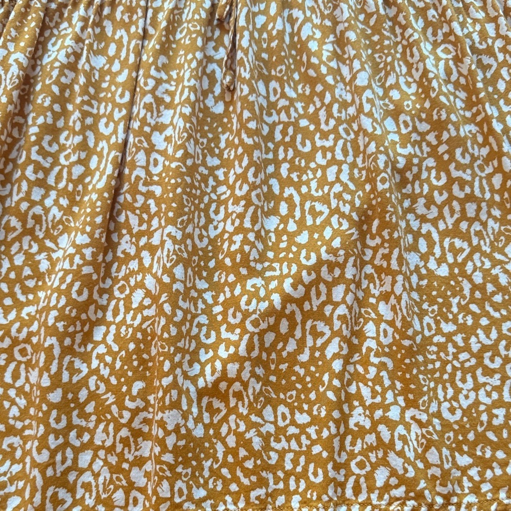Savanna Jane Multicolor Bohemian Top Subtle leopard print with embroidery Medium - Picture 4 of 6